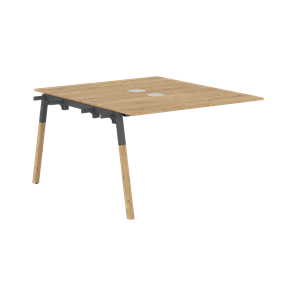 Переговорный стол FORTA Дуб Гамильтон-Черный графит-Бук FIWST 1113 (1180х1346х733) в Йошкар-Оле