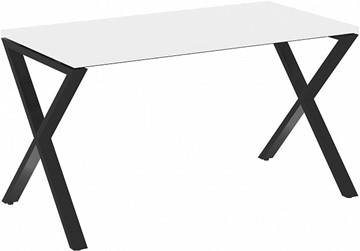 Стол на металлокаркасе Loft VR.L-SRX-3.7, Белый Бриллиант/Черный металл в Йошкар-Оле