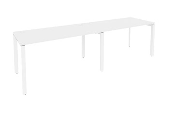 Офисный стол на металлокаркасе O.MP-RS-2.3.8 Белый/Белый бриллиант в Йошкар-Оле