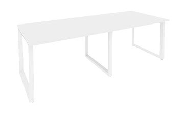 Конференц-стол для переговоров O.MO-PRG-2.2 Белый/Белый бриллиант в Йошкар-Оле