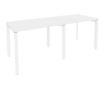 Офисный стол на металлокаркасе O.MP-RS-2.1.8 Белый/Белый бриллиант в Йошкар-Оле