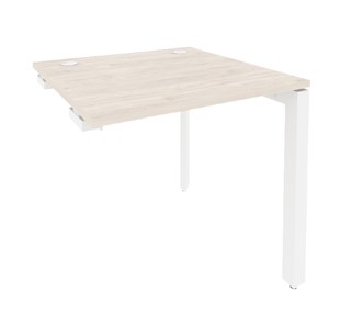 Приставной стол к тумбе O.MP-SPR-0.8 Белый/Денвер светлый в Йошкар-Оле