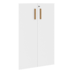 Двери для шкафов средние с замком FORTA Белый FMD 40-2(Z) (794х18х1164) в Йошкар-Оле