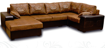 П-образный диван Verdi Плаза 405х210 в Йошкар-Оле