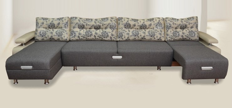 П-образный диван Престиж-15 микс в Йошкар-Оле - изображение 1