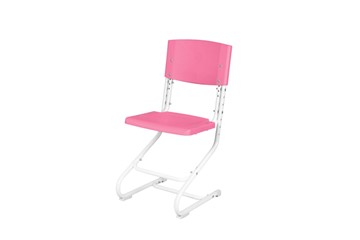 Регулируемый детский стул СУТ.01 Пластик (рост от 130 см), Розовый в Йошкар-Оле