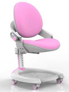 Детское кресло Mealux ZMAX-15 Plus, Y-710 PN, белый металл, обивка розовая однотонная в Йошкар-Оле