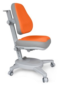 Кресло детское Mealux Onyx (Y-110) OG  - серое + чехол оранжевый с серыми вставками в Йошкар-Оле