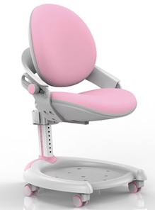 Кресло Mealux ZMAX-15 Plus, Y-710 PN Light, белый металл, обивка светло-розовая однотонная в Йошкар-Оле