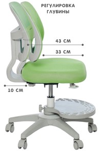 Растущее кресло Holto-22 зеленое в Йошкар-Оле - предосмотр 3