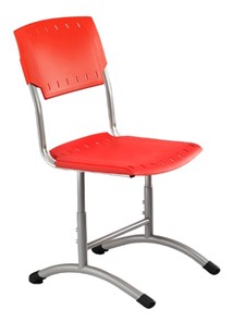 Детский стул регулируемый Отличник.3 5-7, Красный RAL 3002/Светло-серый в Йошкар-Оле - предосмотр
