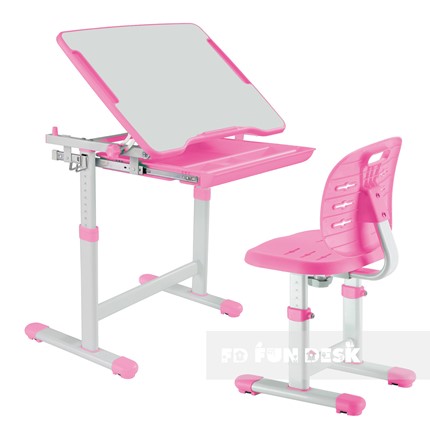 Растущая парта + стул Piccolino III Pink в Йошкар-Оле - изображение