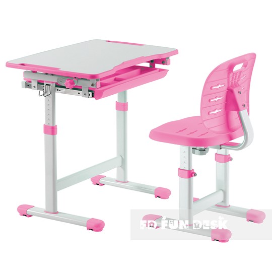 Растущая парта + стул Piccolino III Pink в Йошкар-Оле - изображение 1