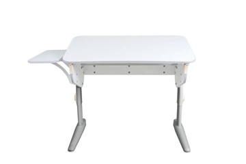 Детский стол-трансформер 5/100 (СУТ.46) + Polka_b 5/550  Рамух белый/серый/бежевый в Йошкар-Оле