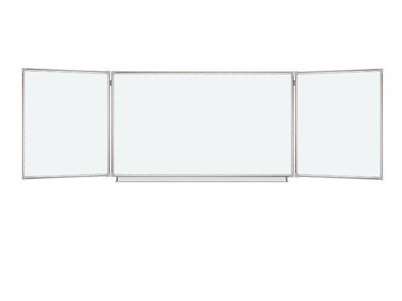 Магнитная доска для рисования BRAUBERG 100х150/300 см, 3-х элементная в Йошкар-Оле - изображение
