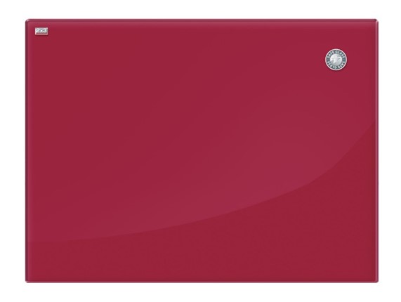 Доска магнитно-маркерная стеклянная 2х3 OFFICE TSZ86 R, 60x80 см, красная в Йошкар-Оле - изображение