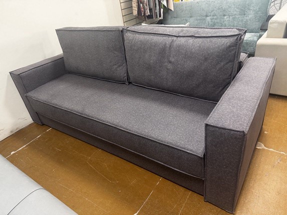 Прямой диван Эдельвейс БД Simple 21 велюр в Йошкар-Оле - изображение