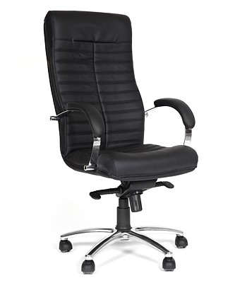 Компьютерное кресло CHAIRMAN 480 Экокожа премиум черная в Йошкар-Оле - изображение