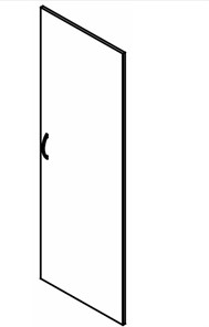 SIMPLE SD-6B Дверь высокая 594х16х1740 серый в Йошкар-Оле