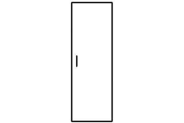 ДГ-1 Дверь гардероба ГБ-1 514х18х1900 мм в Йошкар-Оле
