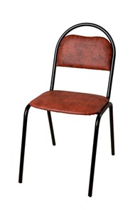 Офисный стул Стандарт СРП-033 Эмаль коричневый кожзам в Йошкар-Оле